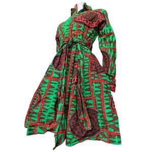 Grass-fields Printed Dress